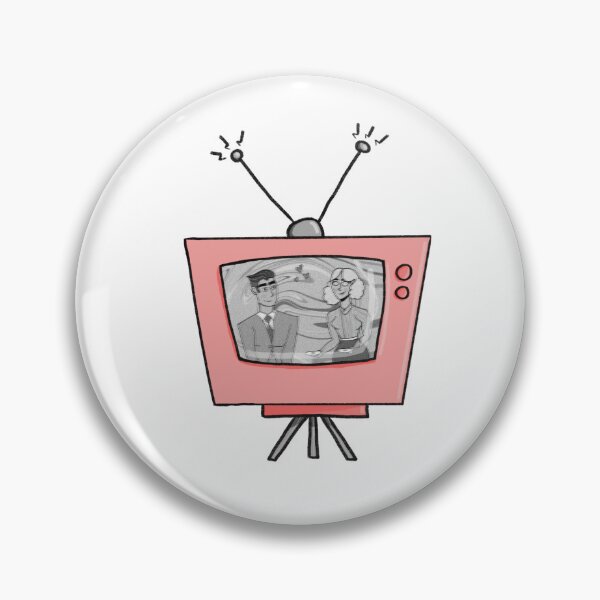 Item preview, Retro 60’s TV (Black and White) designed and sold by lavendervanilla.