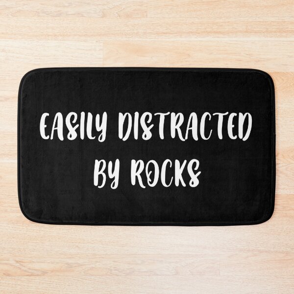 Item preview, easily distracted by rocks stickers, geology science stickers, i love science stickers, geology sticker designed and sold by TomorrowQuotes.