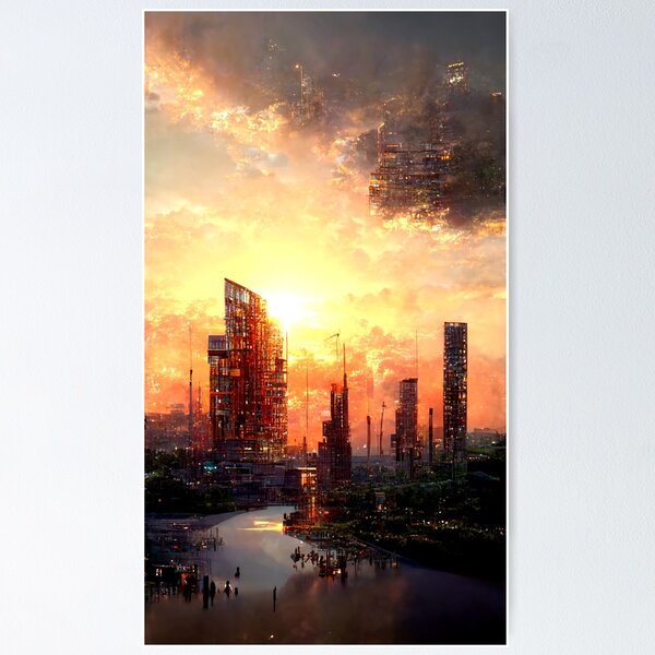 Item preview, Landscape Upside down City Midjourney designed and sold by AICustomArt ⭐⭐⭐⭐⭐.