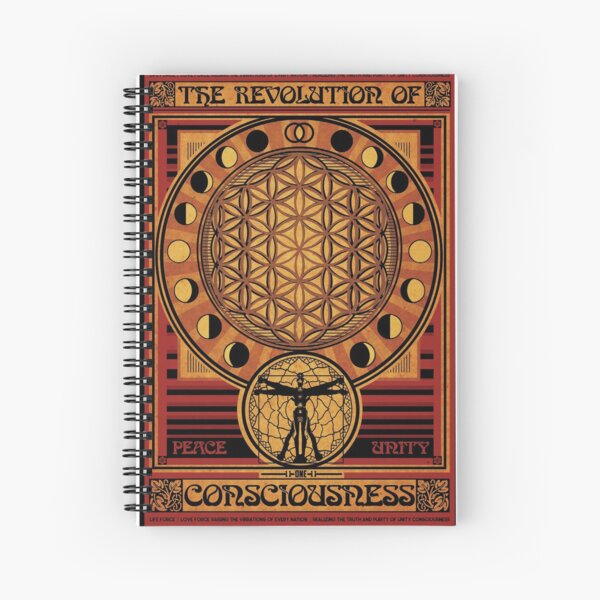 The Revolution of Consciousness | Vintage Propaganda Poster Spiral Notebook