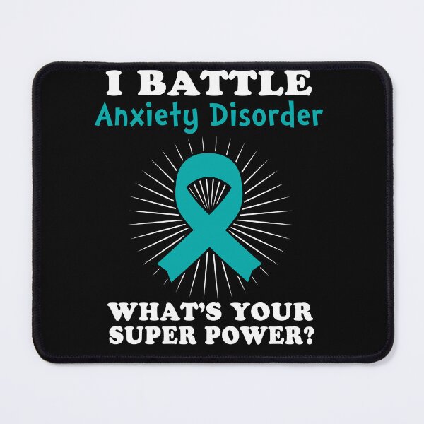 Item preview, I Battle Anxiety Disorder Funny Anxiety Disorder Warrior Gift designed and sold by rechardtee.