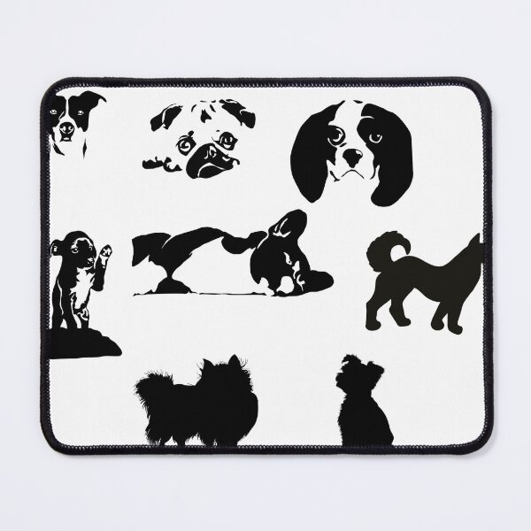 Artikelvorschau, Benutzerdefinierte Hunde-Silhouette entworfen und verkauft von RachodShop.