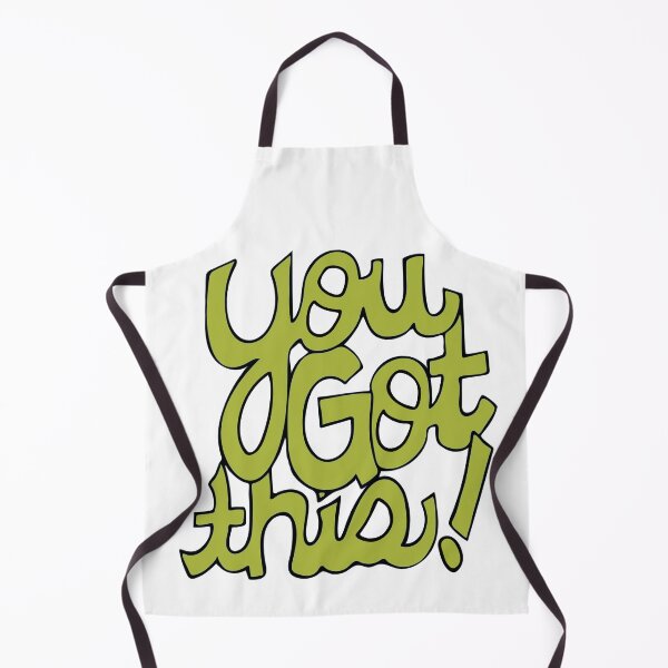 Item preview, You Got This! Cursive cartoon text art green designed and sold by AngelDawnDesign.