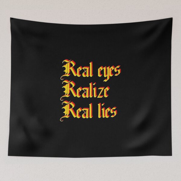 Item preview, Real Eyes Realize Real Lies Premium T-Shirt designed and sold by caragcric.