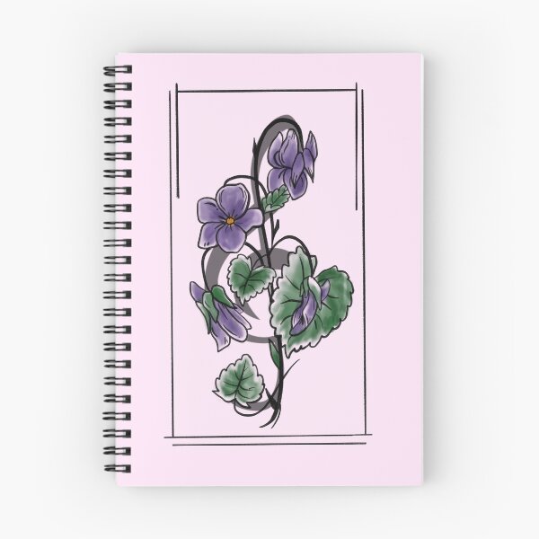 Item preview, Violet Treble clef designed and sold by Talkcutetome2.