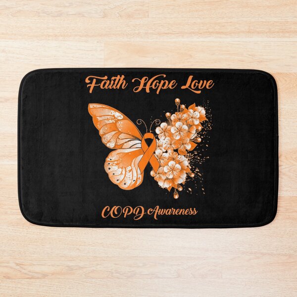 Item preview, Faith Hope Love COPD Awareness Butterfly Ribbon Gifts designed and sold by Adropine.