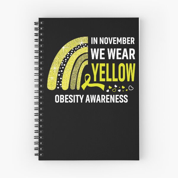 Item preview, In November We Wear Yellow Obesity Awareness designed and sold by Gillosina.