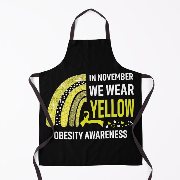 Item preview, In November We Wear Yellow Obesity Awareness designed and sold by Gillosina.