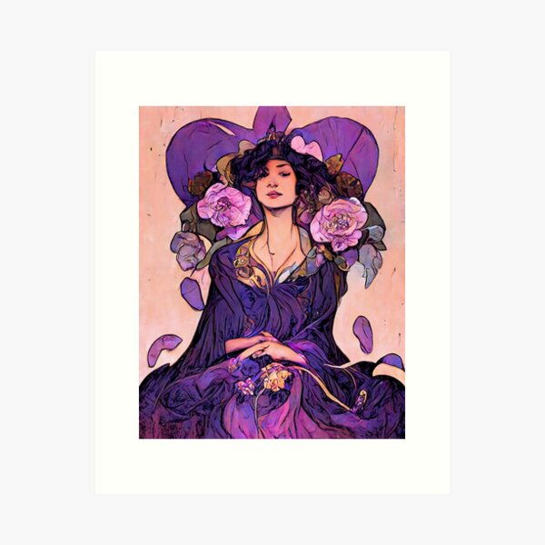Item preview, Purple Rose Queen designed and sold by Deep-Fried-Ai.