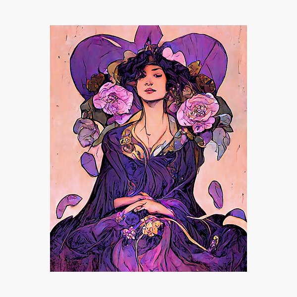 Item preview, Purple Rose Queen designed and sold by Deep-Fried-Ai.