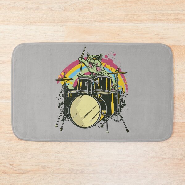 Item preview, Zombie Cat Drummer designed and sold by bennetthuskers.