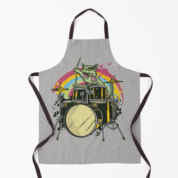 Item preview, Zombie Cat Drummer designed and sold by bennetthuskers.