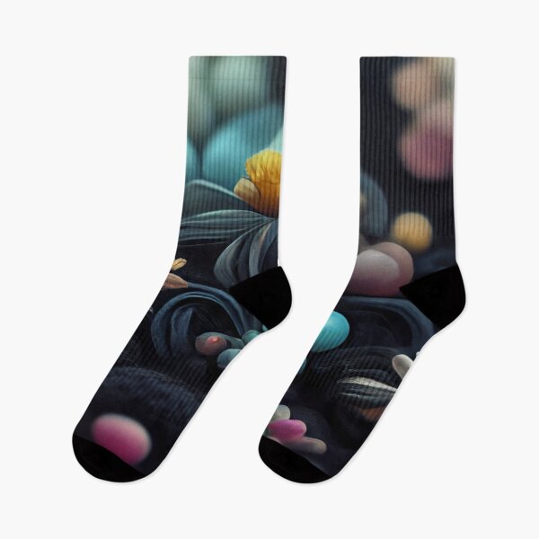 Item preview, Flowers in Black Background - Created by A.I. designed and sold by Created-by-AI.