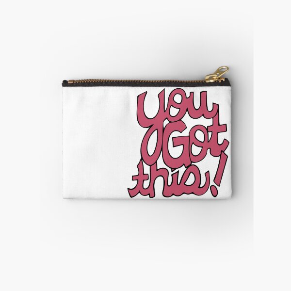 Item preview, You Got This! Cursive positivity cartoon text art pink designed and sold by AngelDawnDesign.