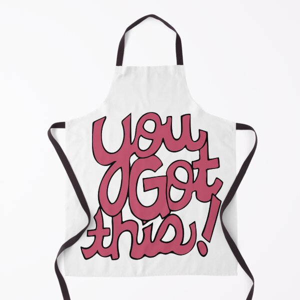 Item preview, You Got This! Cursive positivity cartoon text art pink designed and sold by AngelDawnDesign.