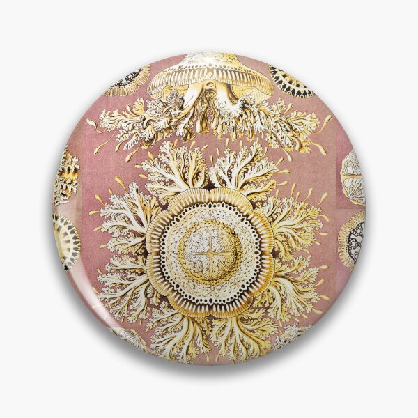 Item preview, Discomedusae–Schweibenquallen -gold jellyfish  Ernst Haeckel -Scientific Illustration Jellyfish by Ernst Haeckel designed and sold by TeeARTHY.