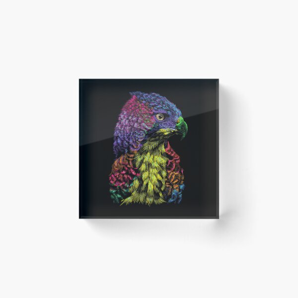 Item preview, Abstract neon colors eagle designed and sold by Bcolors.
