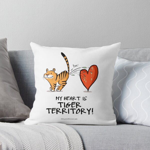 Item preview, My Heart is Tiger Territory designed and sold by Green Humour.