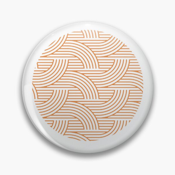 Item preview, Sunburst orange geometric circular design pattern  designed and sold by Haiii-Designs.