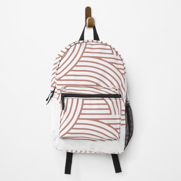 Item preview, Salmon pink geometric circular design pattern designed and sold by Haiii-Designs.