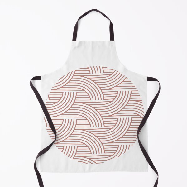 Item preview, Salmon pink geometric circular design pattern  designed and sold by Haiii-Designs.
