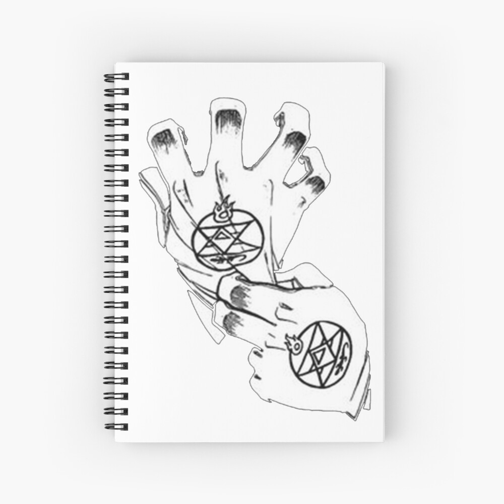 Fullmetal Alchemist Roy Mustang Name Anime Spiral Notebook