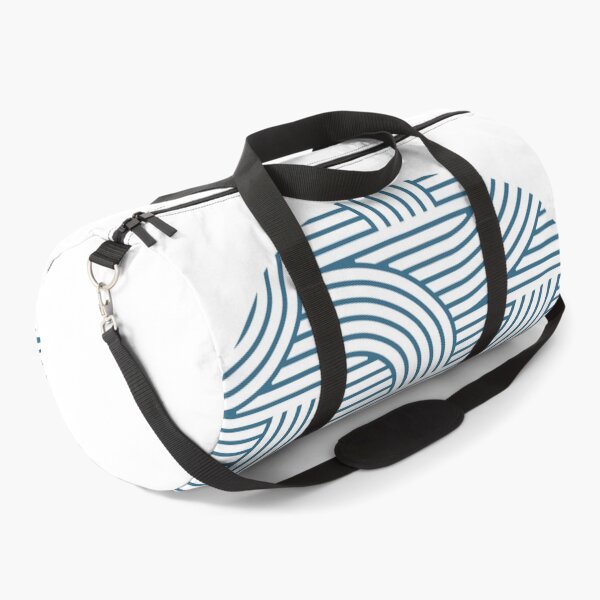 Item preview, Sea glass blue geometric circular design pattern  designed and sold by Haiii-Designs.