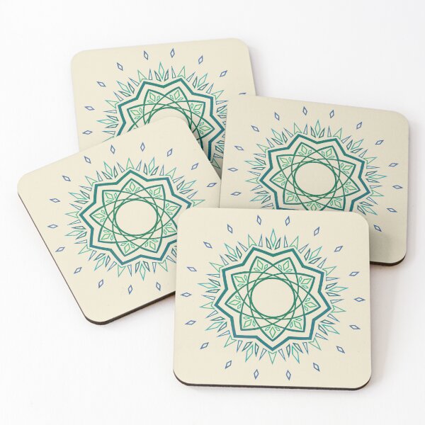 Item preview, Cool Colors Diamond Mandala designed and sold by mr-bowlman.