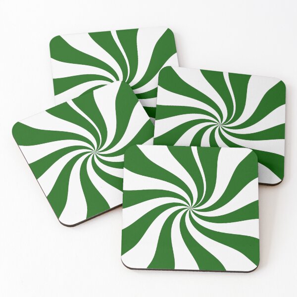 Item preview, Peppermint Candy Swirl in Green and White designed and sold by Darcy777.