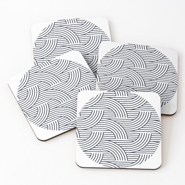 Item preview, In the Navy geometric circular design pattern  designed and sold by Haiii-Designs.