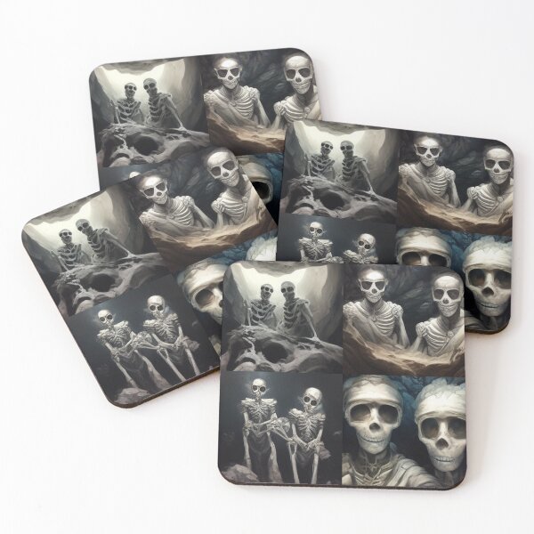 Item preview, Skeletons selfies  designed and sold by AmazinfArt.