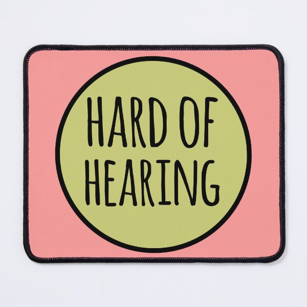 Item preview, Warning Hard of Hearing Premium designed and sold by Design-Maniya.