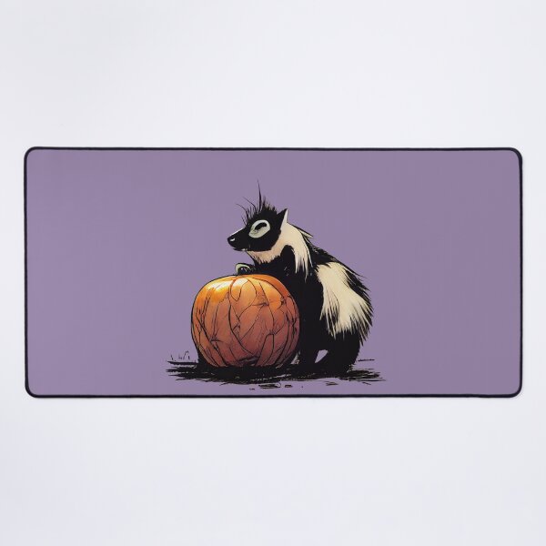 Item preview, Baby skunk on a pumpkin designed and sold by etherElric.