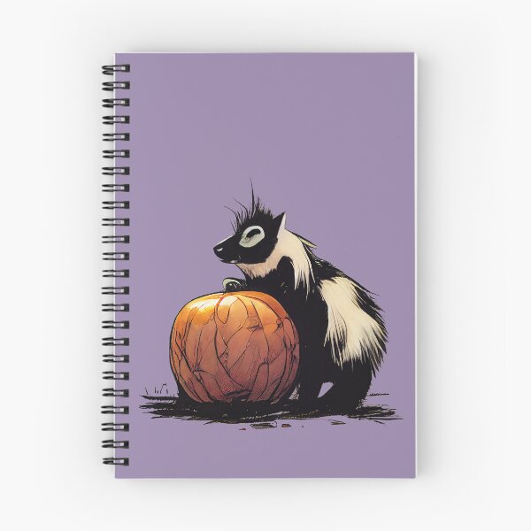 Item preview, Baby skunk on a pumpkin designed and sold by etherElric.