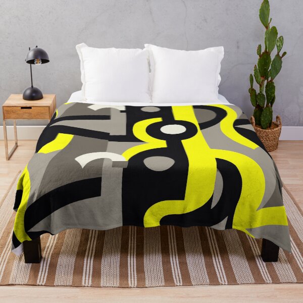 Item preview, Black and yellow abstraction designed and sold by Discount code.