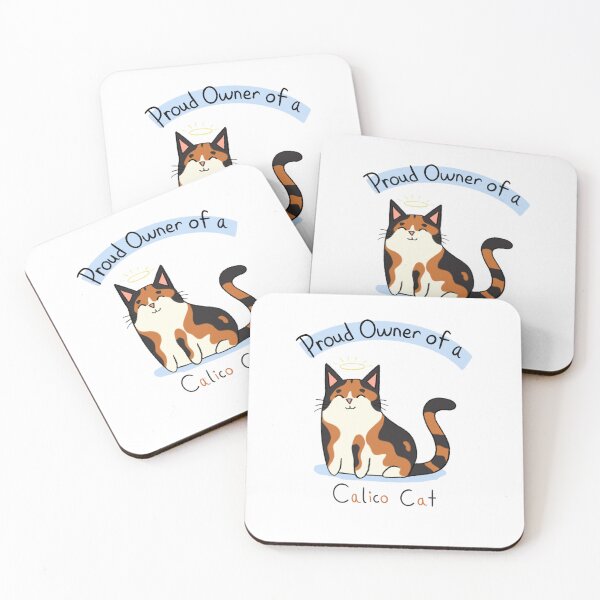 Item preview, proud owner of a calico cat designed and sold by Brianna Squiers.