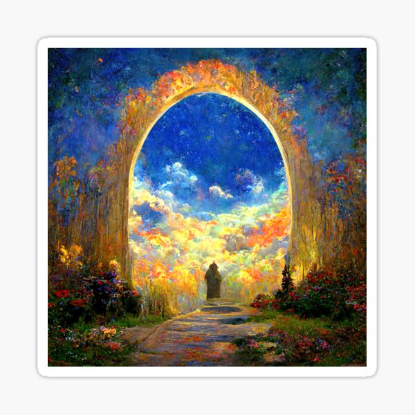 DIMENSIONAL PORTAL#4 Sticker