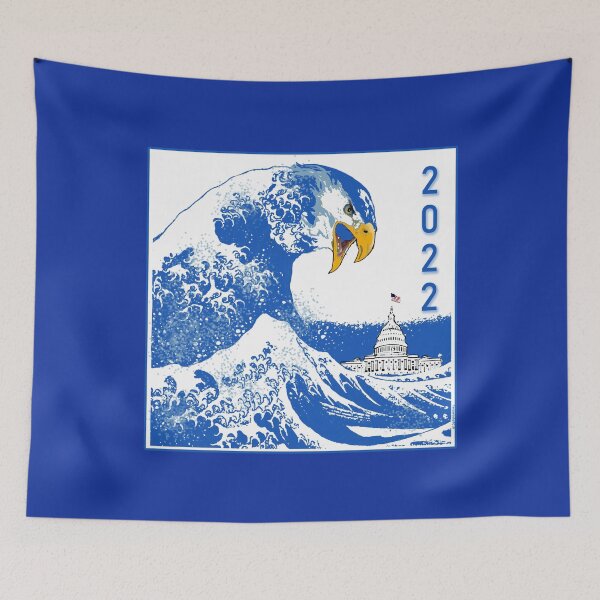 Item preview, BLUE TSUNAMI 2022 VOTE BLUE TO SAVE THE SENATE designed and sold by LoveAndDefiance.