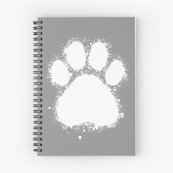 Item preview, Splatter Paint Paw Print (White) designed and sold by BluArt422.