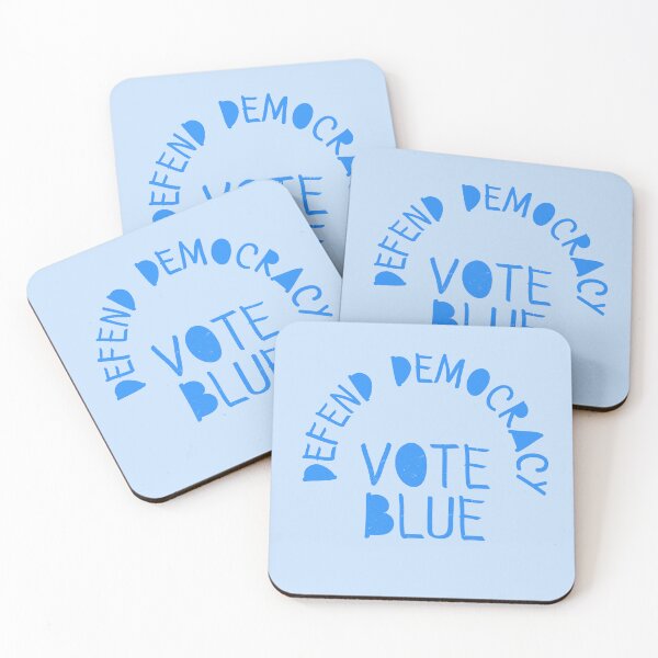 Item preview, VOTE BLUE DEFEND DEMOCRACY Vote Blue in 2022 designed and sold by LoveAndDefiance.