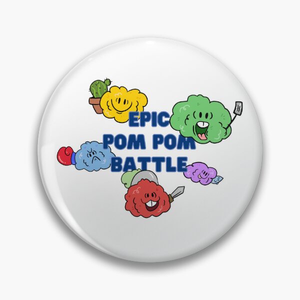 Item preview, EPIC POM POM BATTLE designed and sold by kukulgraphics.