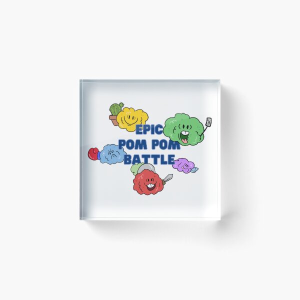 Item preview, EPIC POM POM BATTLE designed and sold by kukulgraphics.