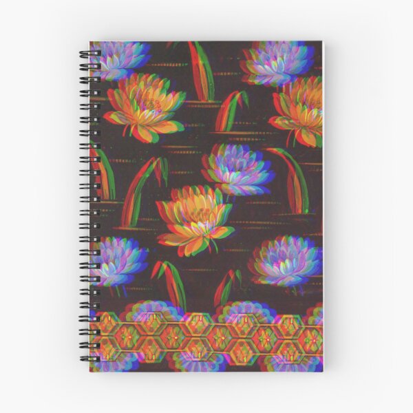 Item preview, Retro Colorful Lotus Flowers  designed and sold by HistoryDesigns.