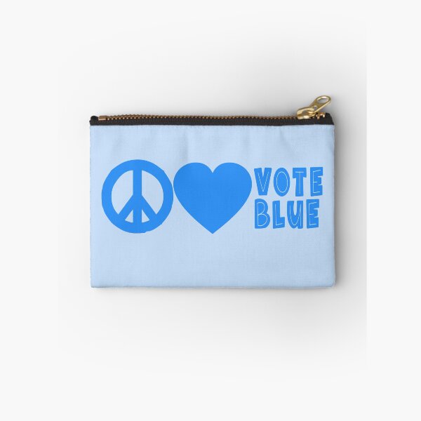 Item preview, PEACE LOVE VOTE BLUE Vote Blue in 2022 Peace Sign designed and sold by LoveAndDefiance.