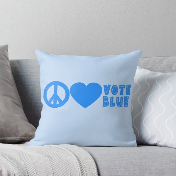 Item preview, PEACE LOVE VOTE BLUE Vote Blue in 2022 Peace Sign designed and sold by LoveAndDefiance.