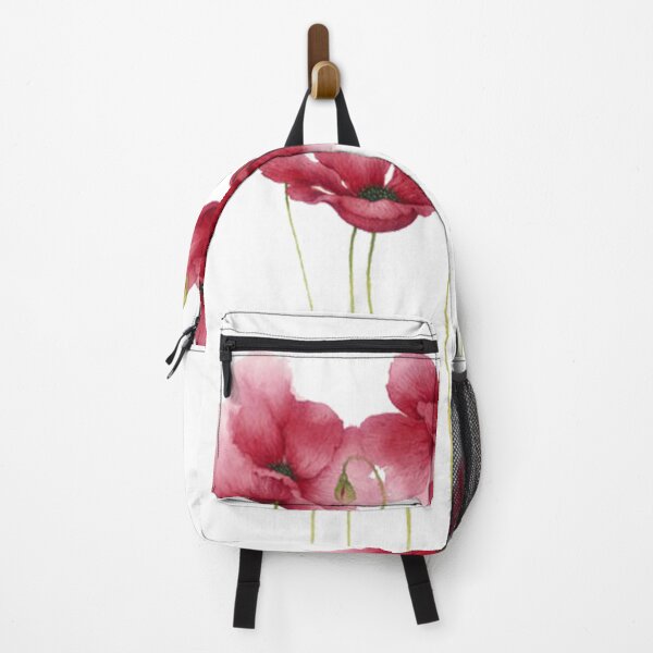 Item preview, Flanders red field poppies watercolour designed and sold by Corinne Alexa Jackson.