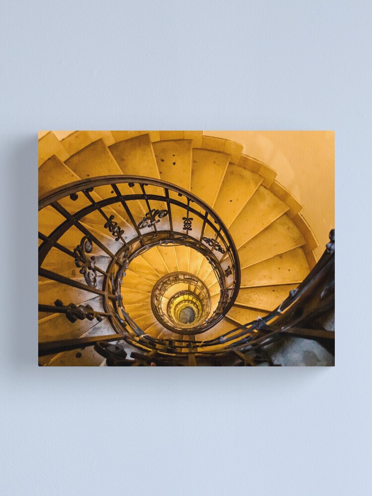 Thumbnail 1 of 3, Canvas Print, Spiral Staircase designed and sold by darren-j-mcleod.