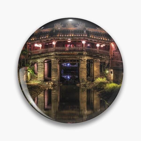 Item preview, Japanese covered bridge at night designed and sold by aaronchoi.