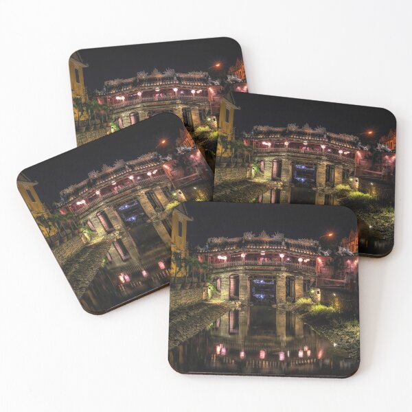 Item preview, Japanese covered bridge at night designed and sold by aaronchoi.