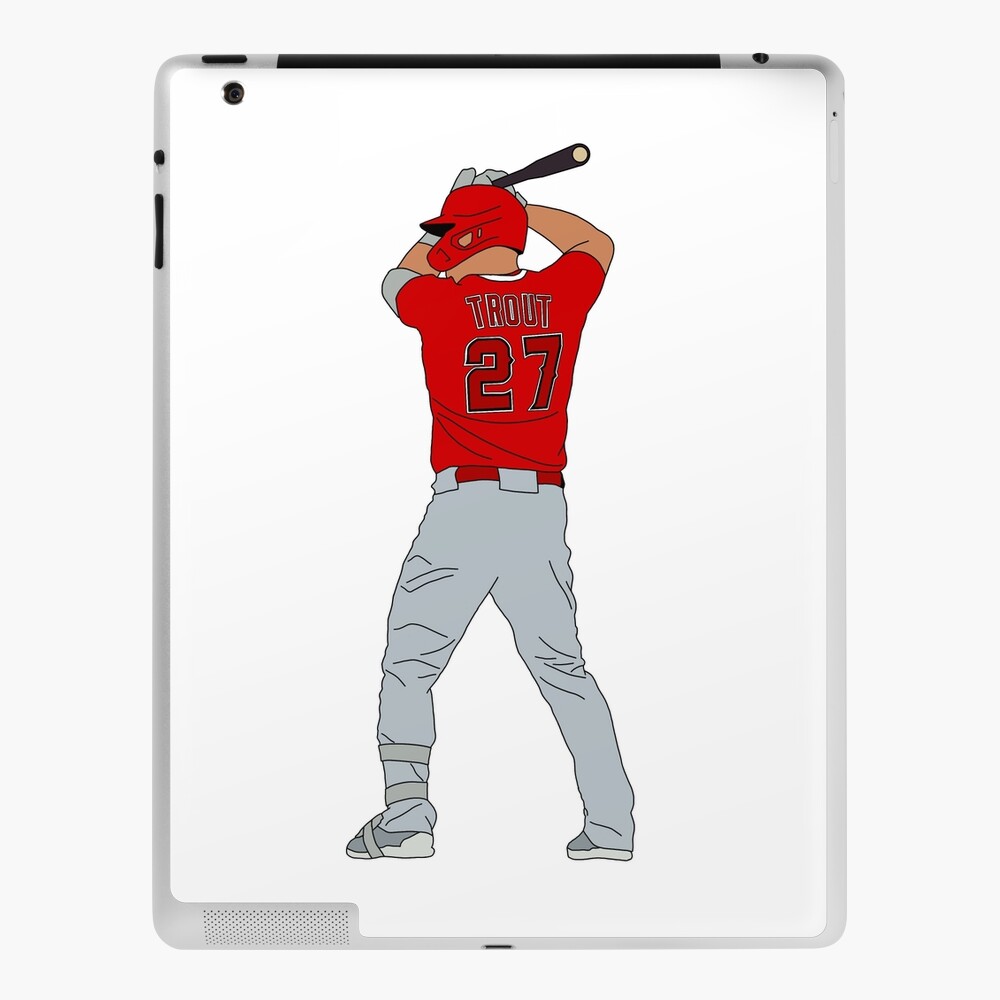 Mike Trout Jersey  iPad Case & Skin for Sale by athleteart20